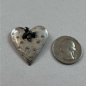 Vintage Handmade Sterling Silver Brooch